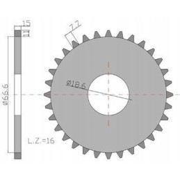 Ratas be pleišto sėjamosios Poznanė 3023030150