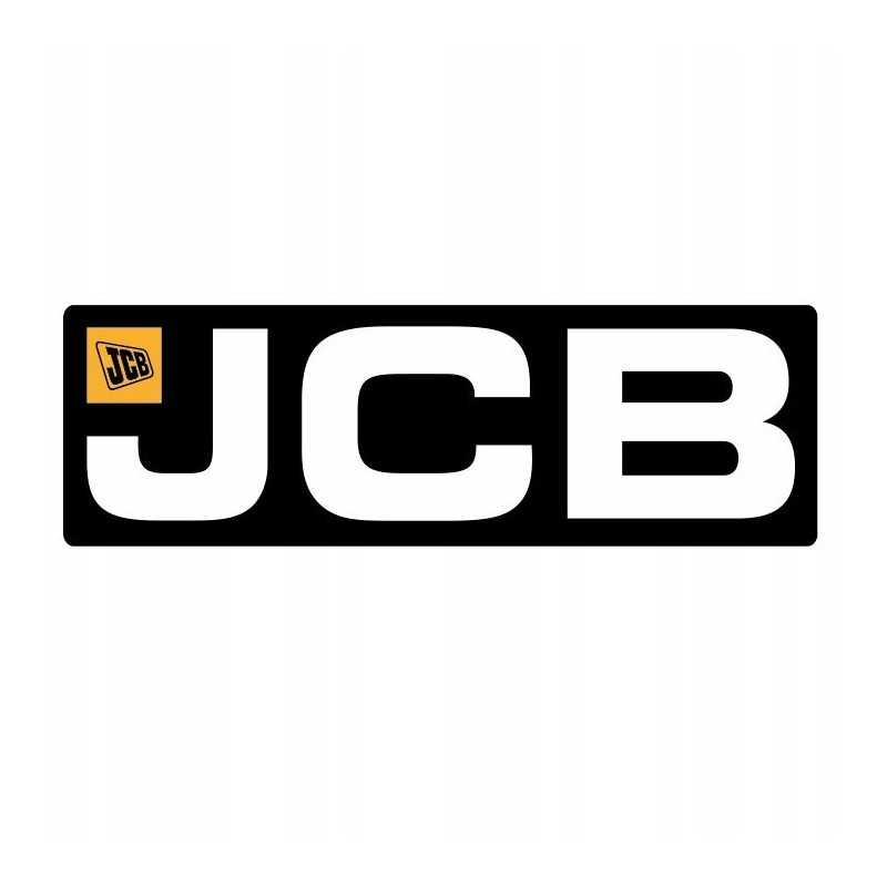 Lipdukas JCB logotipas krautuvas ekskavatorius 35 cm