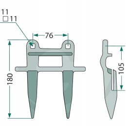 Claas dvigubo bajoneto granito pjovimo agregatas