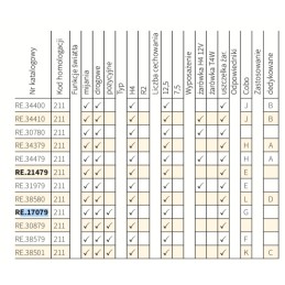 Priekinis žibintas h4 wesem re 17079 156x93mm zetor