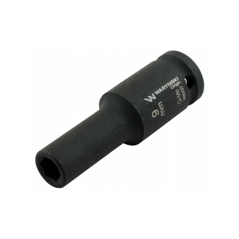 Ilgas šešiakampis smūginis lizdas 1 2 9 mm