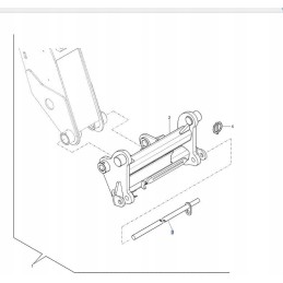 Kaušo tvirtinimo kaištis New Holland LM 84536310 CN