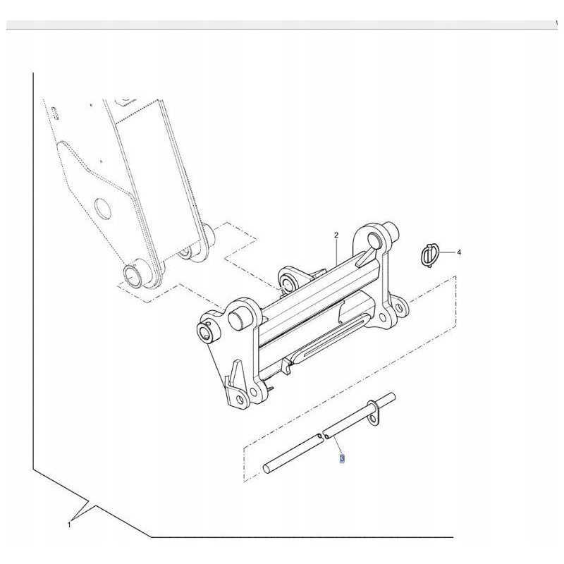 Kaušo tvirtinimo kaištis New Holland LM 84536310 CN
