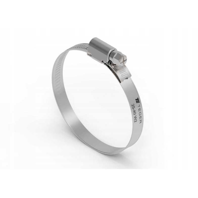 Užveržimo juosta 25 40 sliekinis gnybtas w2 plieninis n