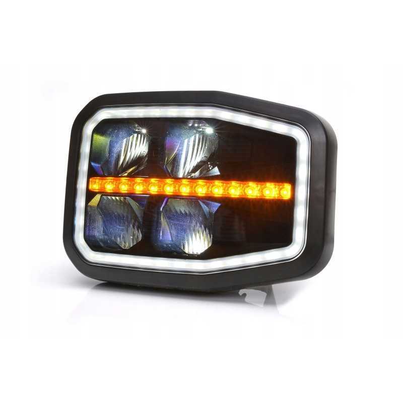 Kombinuotas priekinis žibintas 12 24v led w188