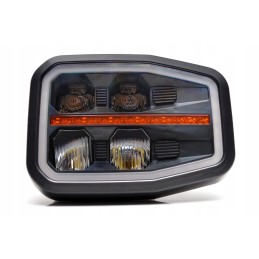 Kombinuotas priekinis žibintas 12 24v led w188