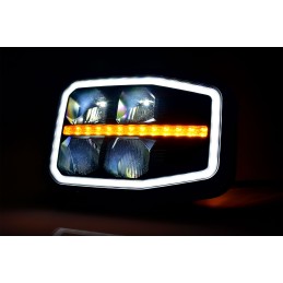 Kombinuotas priekinis žibintas 12 24v led w188