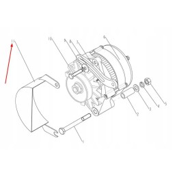 4k39t 53005 2 generatoriaus dangtis