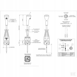 Jostick su 1 mygtuku, sustiprintos šakės