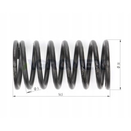 Išorinio vožtuvo spyruoklė 950508 zetor 10 c 360