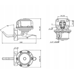 4222449m91kr kuro siurblio padavimo kramp mf