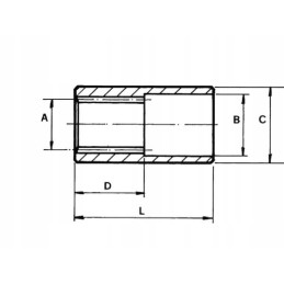 Spline įvorė din 5482 ma20 borelli