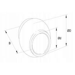 Viršutinė jungtis rutulinis katė 4 3 oe 32 78x64 mm Walter
