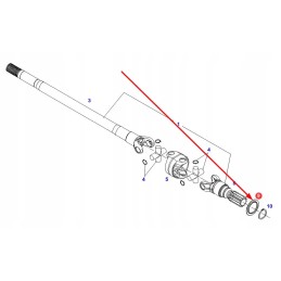 F339300020040 Kardaninio veleno žiedas