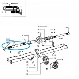 Varančiojo veleno naujas holland tdd korpusas jx 5149450 cnh