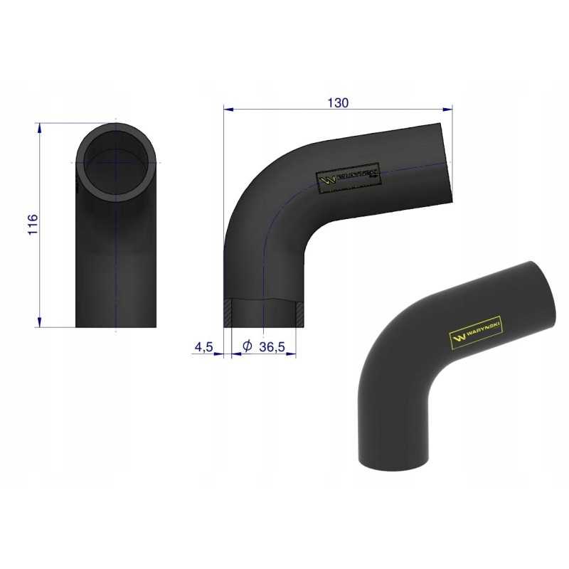 Radiatoriaus žarna 3065130r1 Warynski 3065130r1w