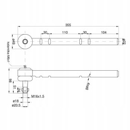 Ilgas rutulinis šarnyras be sriegio 46635660 902010 c