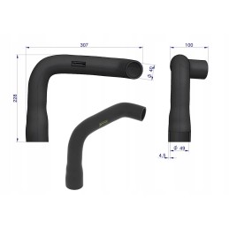 Radiatoriaus žarna 3384380m1 Warynski 3384380m1w