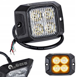 LED stroboskopinė lempa 10w r10 r65 oranžinė