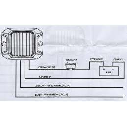 LED stroboskopinė lempa 10w r10 r65 oranžinė