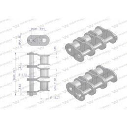 Grandinės žiedas p12b 3 r3 3 4 warynski sprz