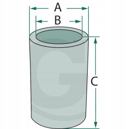 37mm 45mm 28mm cbm redukcinė įvorė