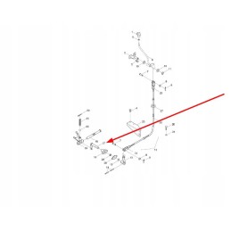 Tb554 385 01 selektoriaus svirtis priekinė galinė a3055