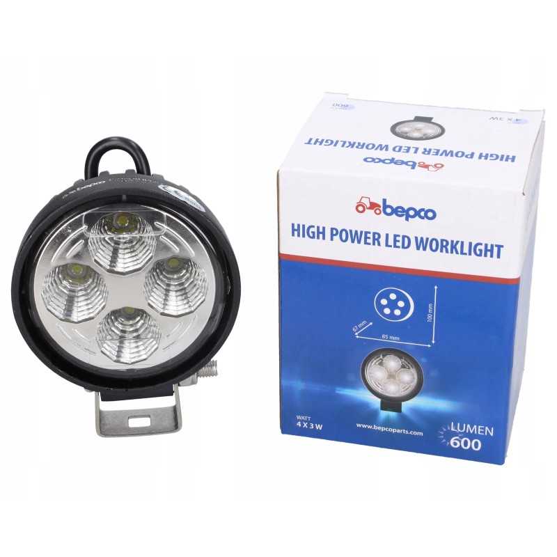 LED darbo lempa 12w 600lm išsklaidyta šviesa