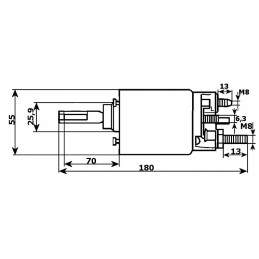 Starterio jungiklio solenoidas 12v 133531