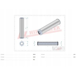 Hidraulinis filtras sh87343 hifi