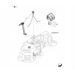 Kuro lygio jutiklis new holland 84473077 cnh