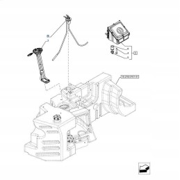 Kuro lygio jutiklis new holland 84473077 cnh