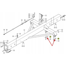 762218 0 rėmo tvirtinimo poveržlė 15 x 60 x 139 mm