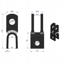 Viršutinės pakabos šakės PC 330 50020963