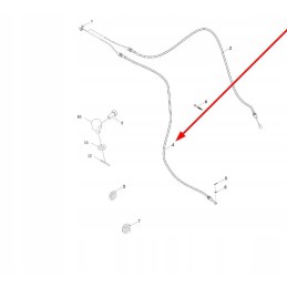 L0001969 dujų pedalo laidas