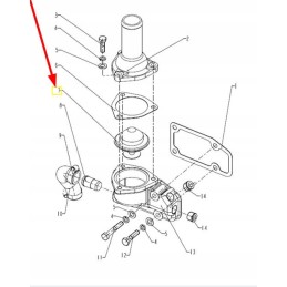 490b 43002 aušinimo sistemos termostatas