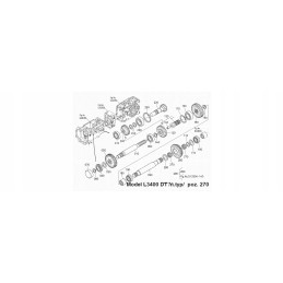 Kubota tc220 15160 adatinis ritininis guolis