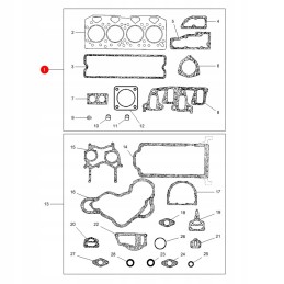 Plombų rinkinys mf 4223451m91 originalus