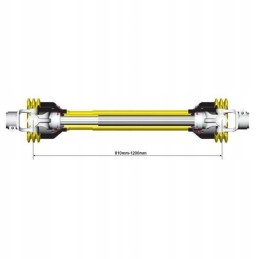 Kardaninis velenas 810 1200mm 460nm Aksan