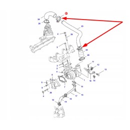 4241716m1 kompresoriaus vamzdžio spaustukas