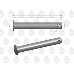 Viršutinis kablio korpuso kaištis c 330 originalus