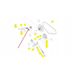 101930308 grūdų elevatoriaus grandinės įtempiklis