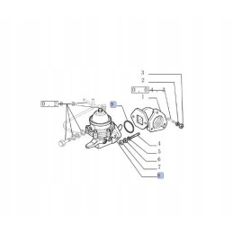 Nauja Olandijos kuro siurblio tarpinė 4847092 cnh