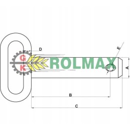 Smeigtukas su rankena ir spyna 22x162mm z522157kr