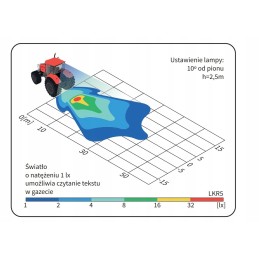 Halogeninė universali darbo lempa h3 70w ip69k