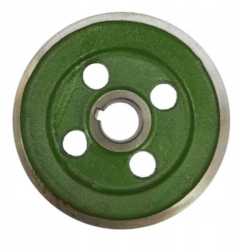 Skriemulys III ir įtempimo ratai pakeliami ketaus voleliu