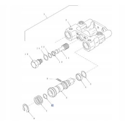 O-žiedo greitoji jungtis New Holland T8 Fiat G