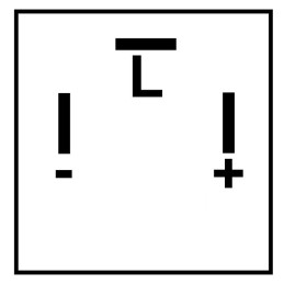 Posūkio signalo pertraukiklis LED lemputėms, dešinėje