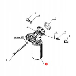 Alyvos filtras claas 0013016390 mann filtras w940 18