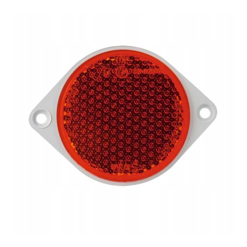 Apvalus atšvaitas, prisukamas, oranžinis, skersmuo 75